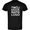 Męska koszulka T-shirt 100% miękka bawełna czarna z twoim nadrukiem roz. M